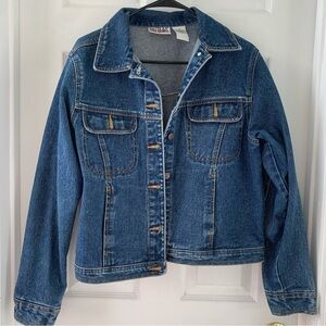Bill Blass vintage Denim Jean jacket Sz M